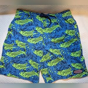 Vineyard Vines Chappy Swim Trunks Shorts Boys L (16)